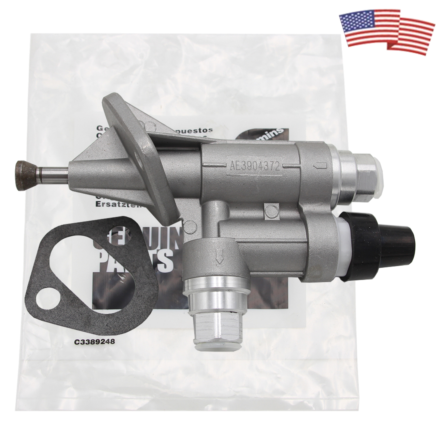 Fuel Transfer Pump 4937767 for Cummins Diesel Engine B5.9L 12V 6B 6BT 6BTA 6BTAA